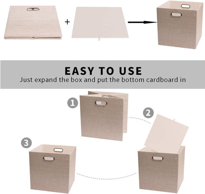 Posprica Foldable Storage Cube Bins