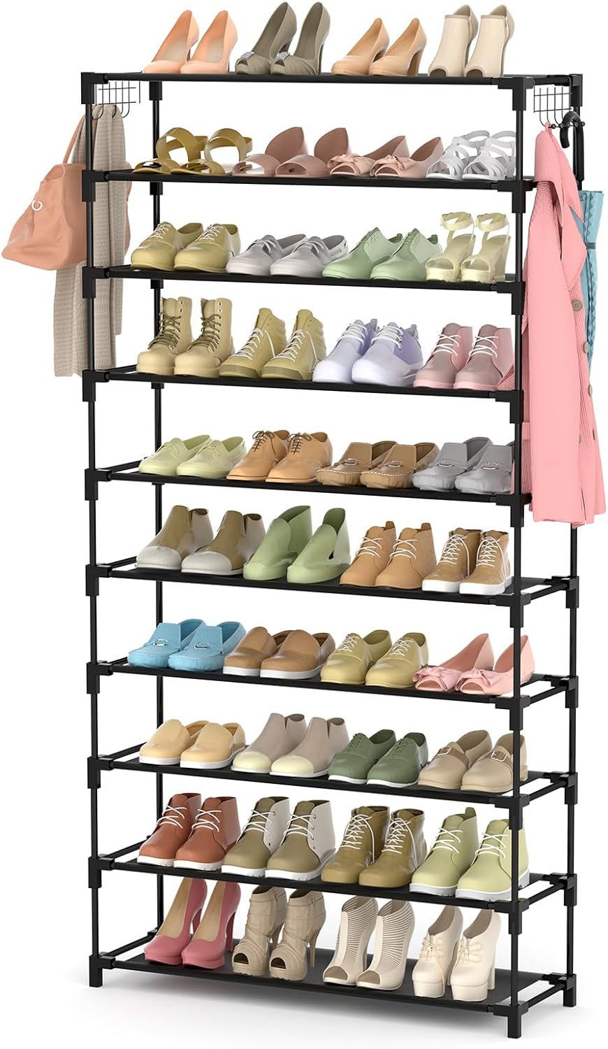 LANTEFUL 10-Tier Shoe Rack