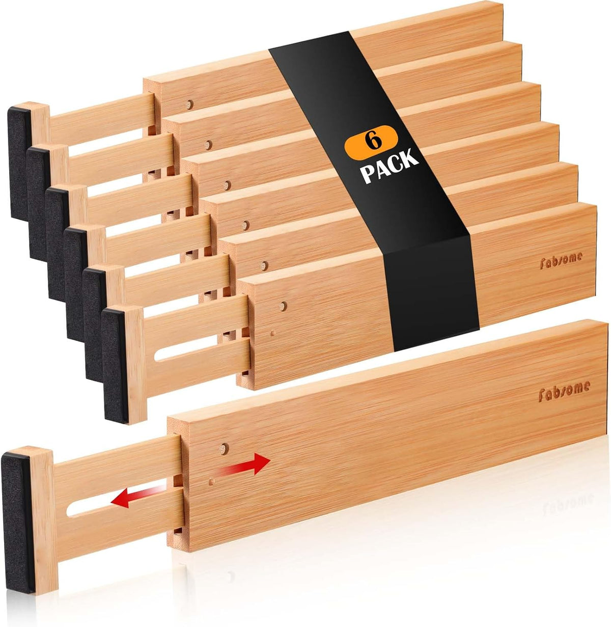 Fabsome Bamboo Drawer Organizer