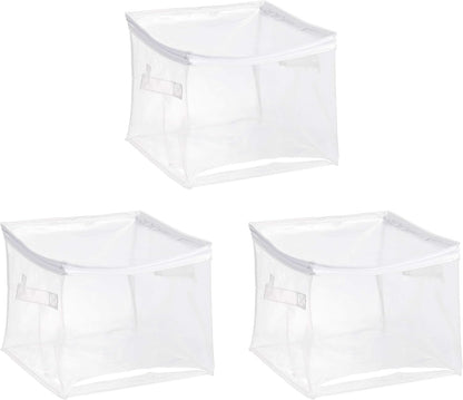 Basics Clear Plastic Storage Boxes