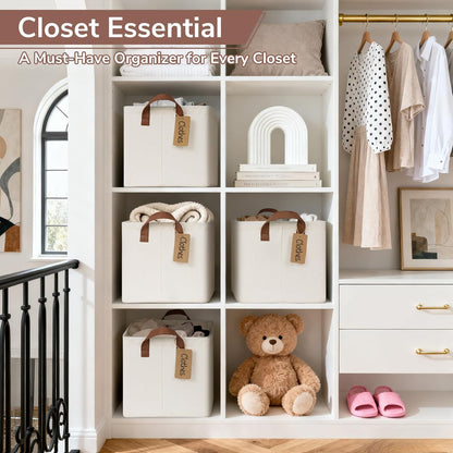 CHICVITA Fabric Storage Baskets
