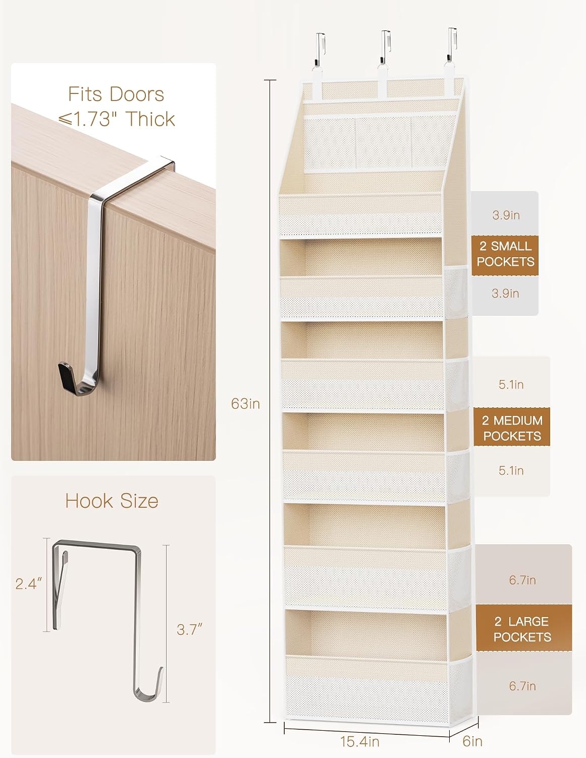 Criusia Over the Door Organizer