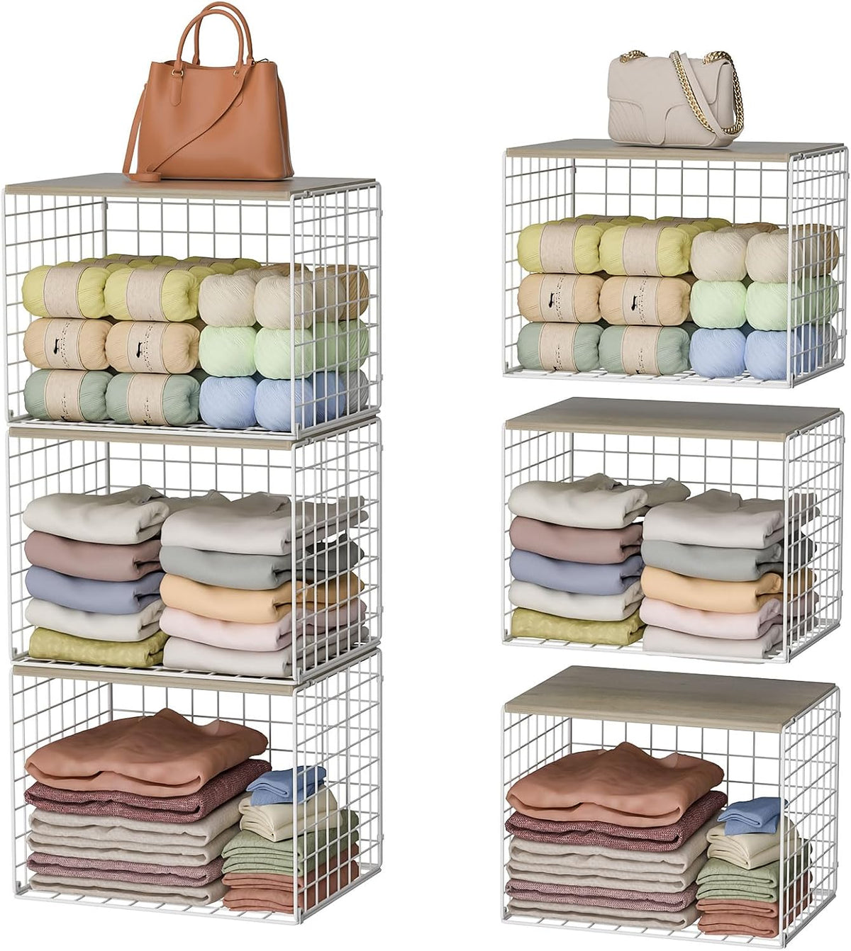 Hencawima Stackable Storage Bins