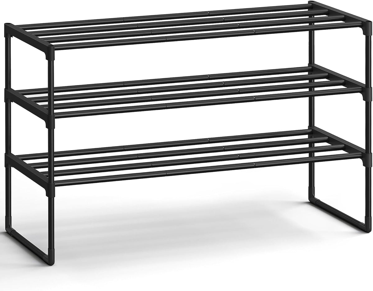 SONGMICS 3-Tier Shoe Rack