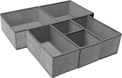 Criusia Foldable Drawer Organizers