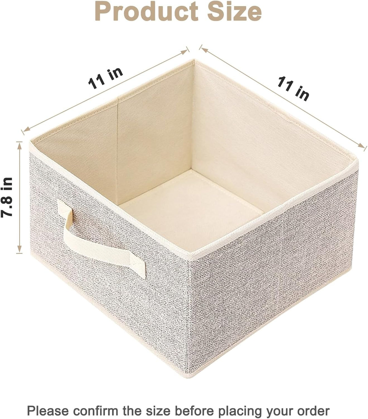 EITMOW Fabric Storage Bins