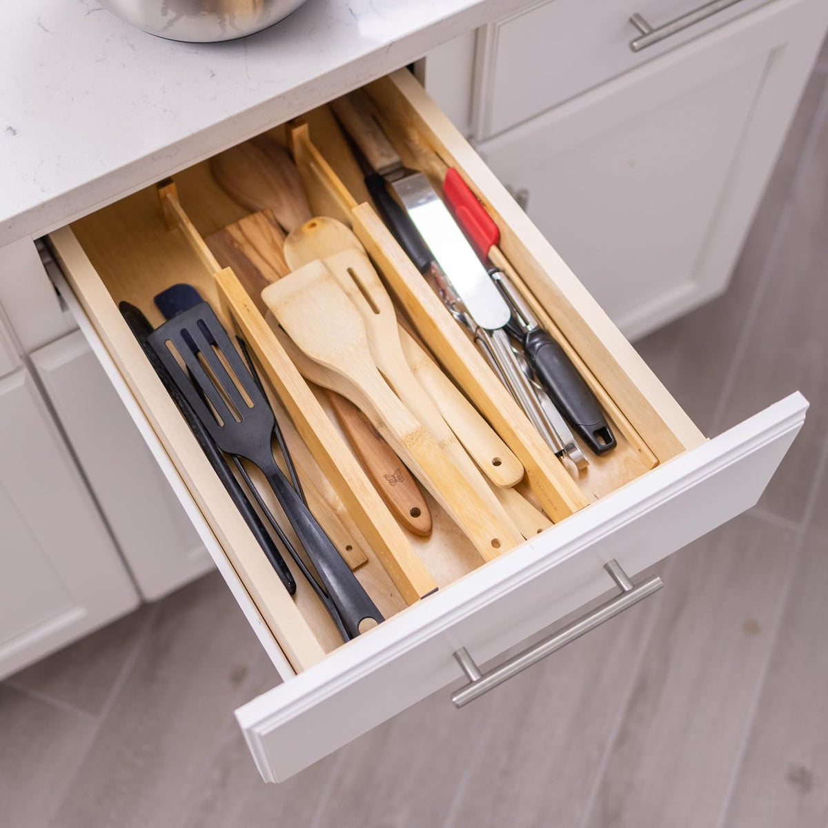 Fabsome Bamboo Drawer Organizer