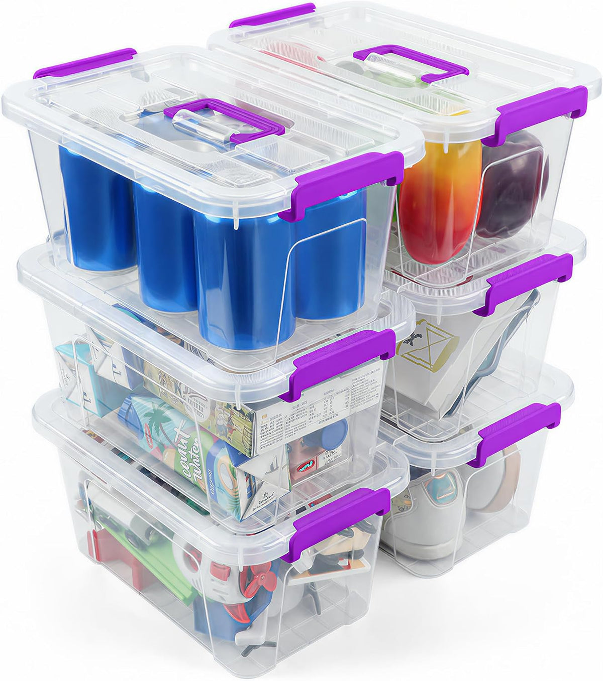 AREYZIN Lidded Storage Bins