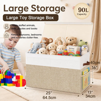 Fineonly Toy Storage Box with Lid
