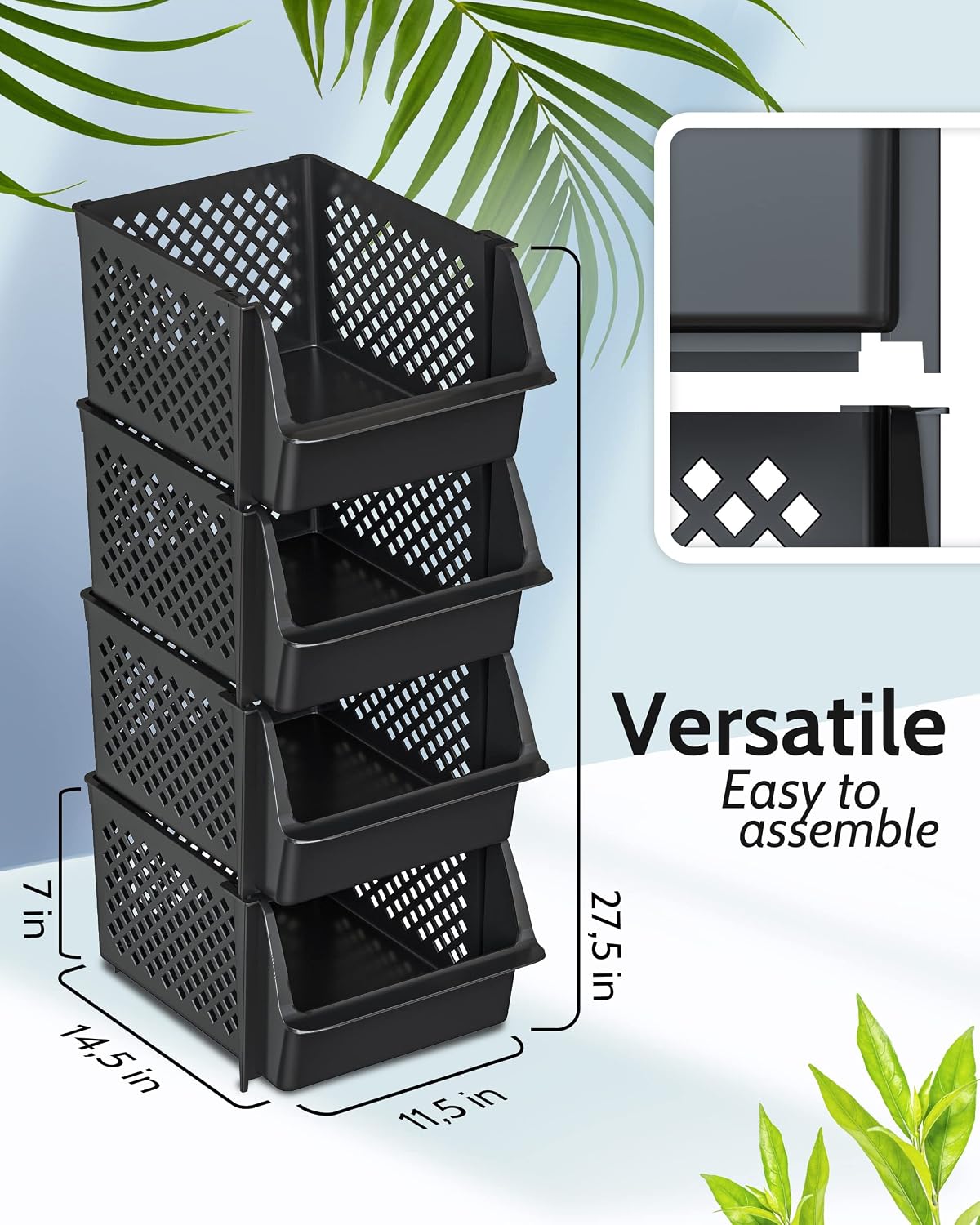 Skywin Stackable Storage Bins