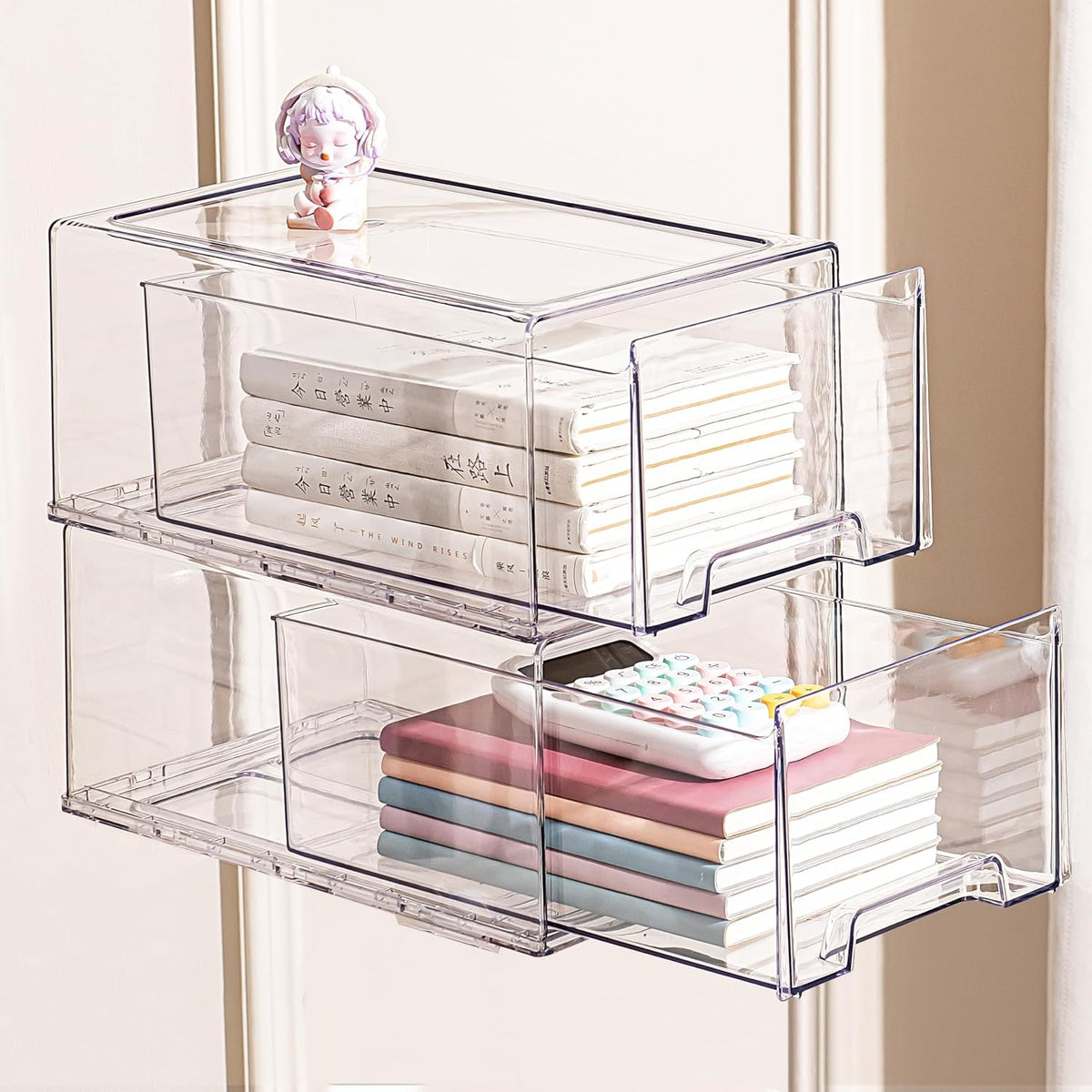 Gaoaodeyu Clear Drawer Organizer