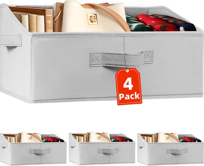 Criusia Collapsible Fabric Shelf Baskets