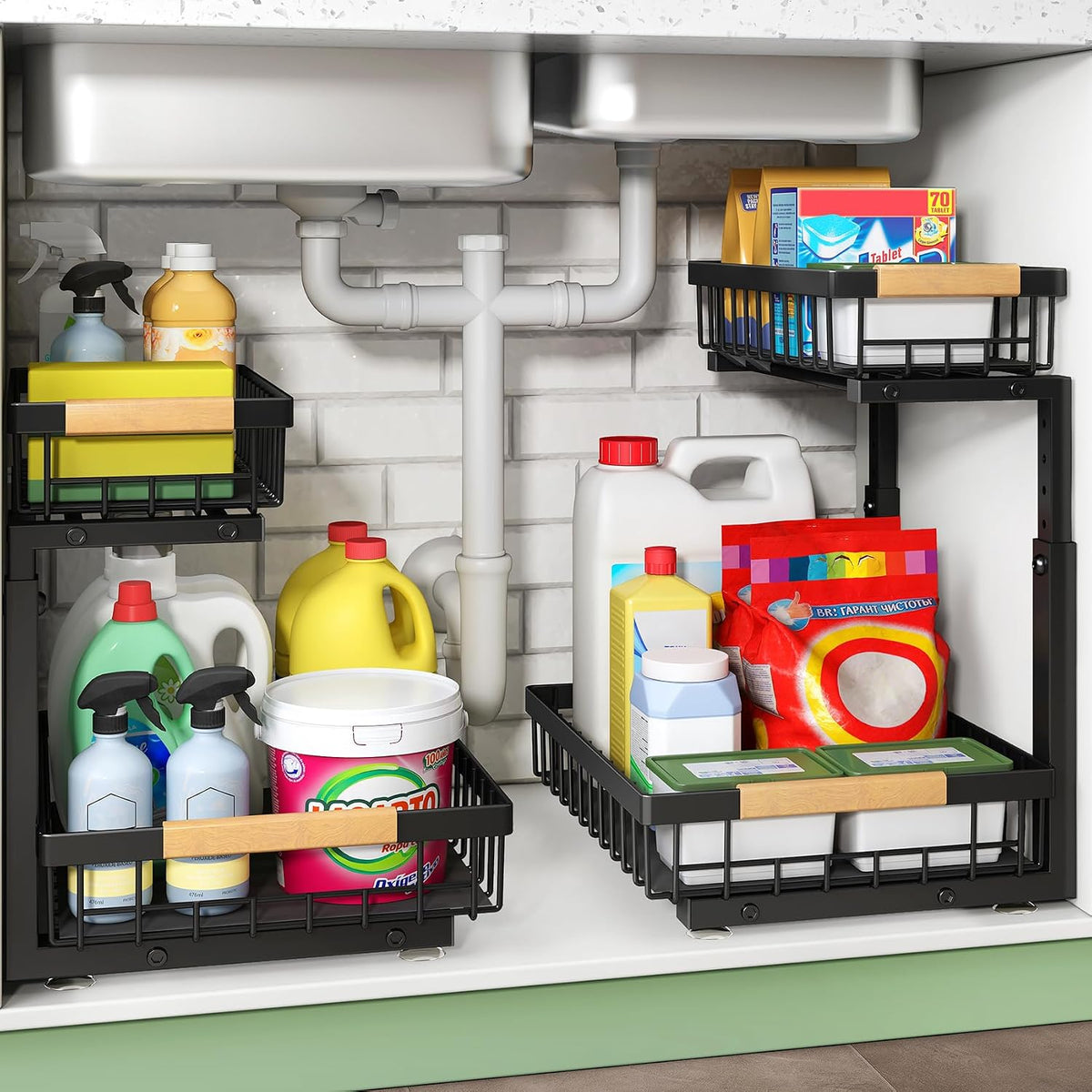 Kitstorack Under-Sink Organizer