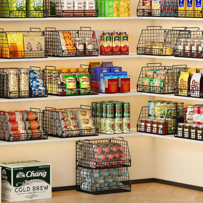 Jakyitvi Stackable Wire Storage Basket